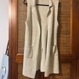 Monteau Gray Knit Cardigan